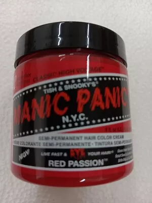 Manic Panic Hair Dye Semi-Permanent Hair Color 4oz (Red Passion) FREE SHIPPING • $11.49