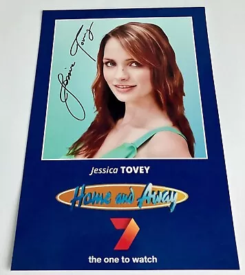 JESSICA TOVEY *Belle Taylor* Signed HOME And AWAY Cast Fan Card NEW • £9.99