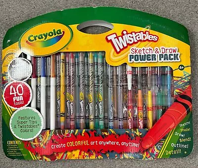 Crayola Twistables Sketch And Draw Power Pack - Pack Of 40 • £10