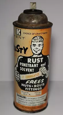 1970s Old Vintage Kent RUSTY Graphic Vintage Spray Paint Can Cleveland Ohio USA • $20.99