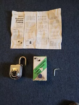 Sargent & Greenleaf Key Changing Combination Padlock • $120