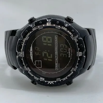 Suunto X-Lander 50mm Digital Carbon Fiber Rubber Aluminum Case Men's Watch • $135