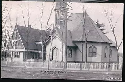 MOOSIC PA Presbyterian Church Antique B&W Postcard • $18.50