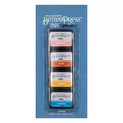 Spellbinders BetterPress Letterpress Mini Ink Pad Set 4/Pkg-Desert Sunset • $16.63