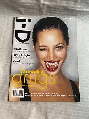 I-D Magazine May 1994. Christy Turlington Nick Knight Primal Scream • $24.83
