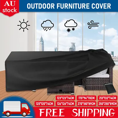 Waterproof Outdoor Furniture Cover Yard UV Garden Table Sofa Chair Protector AU • $12.69