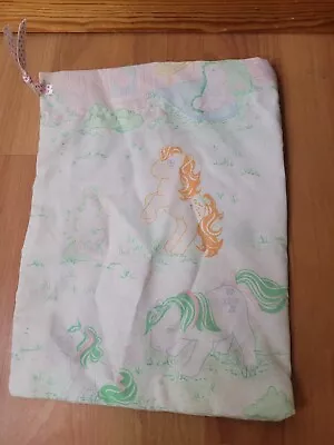 My Little Pony G1 Cherries Jubilee Gusty Lickety Split Custom OOAK Fabric Bag • $10