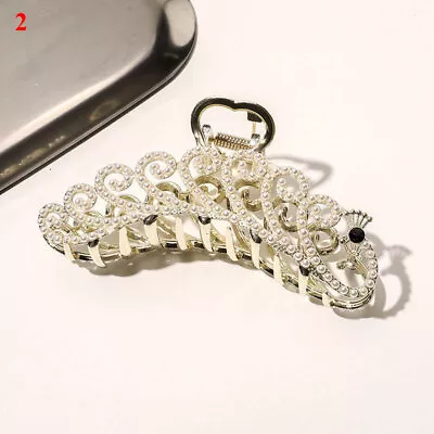 Women Large Metal Hair Claws Hair Clip Hair Crab Clamp Hairgrip Hair Accessor ↖ • $3.79