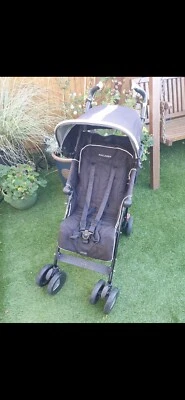 £110 • Buy Maclaren Techno XT Single Seat Black Stroller With Rain Cover.