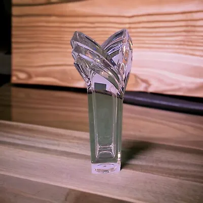 Mikasa Vase 8.5  Tall.Lead Crystal Art Deco Design Made In Germany • $35