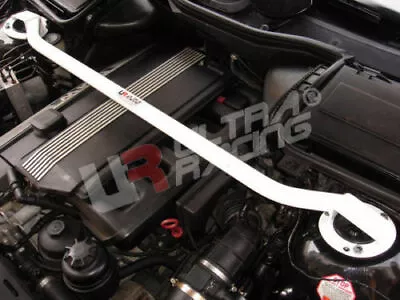 ULTRA RACING 2-Point Front Strut / Tower Bar Brace For BMW E39 5 Series TW2-341 • $194