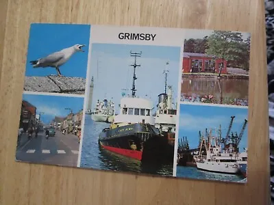 £2.03 • Buy Postcard Of Grimsby, Multiview - Shipping, Freeman St, Royal Dock Etc (Unposted)