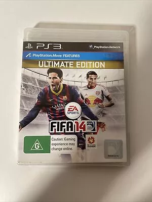 FIFA 14 Ultimate Edition Sony PlayStation 3 PS3 Soccer Football 2014 R4 PAL • $7.30