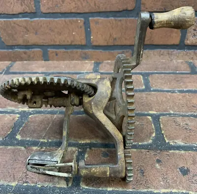 Antique 1882 C. E. Hudson Apple Peeler Leominster Mass Collectible Parer Tool • $49.99