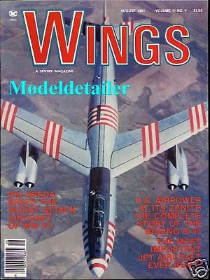 Wings V11 N4 Boeing B-47 Breda Bomber Milan Italy Mussolini Jet  • $15.95