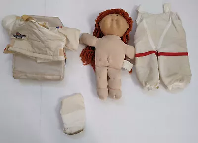 Vintage Cabbage Patch Kids Young Astronaut Clothes Red Head Doll No Helmet CPK • $29.99