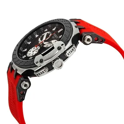 Tissot T-Race Chronograph Quartz Black Dial Men's Watch T1154172705100 • $355