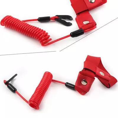 $4.96 • Buy For Yamaha Jet Ski Wave Runner Stop Kill Key Floating Safety Wrist Lanyard