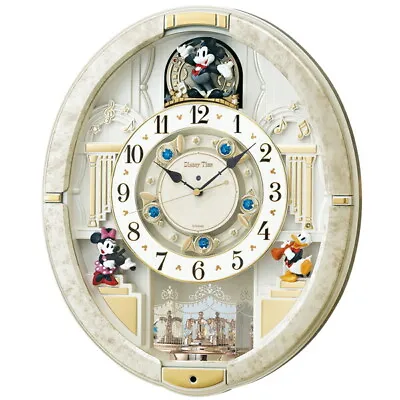 £257.91 • Buy Seiko FW580W Disney Radio Music Wall Clock - White 