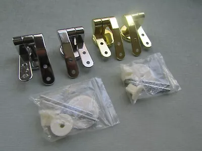 Toilet Seat Hinges Spare Universal Silver Replacement • £9.99