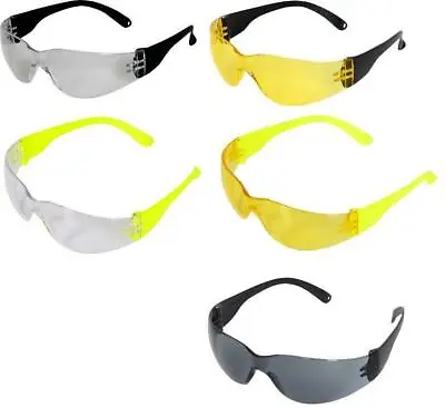 £6.22 • Buy  Safety Glasses Protective Eye Wear Specs Smoke  Clear Lens EN166/172 Anti Fog
