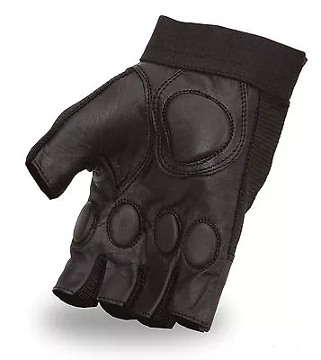 £4.95 • Buy Weight Lifting Gel Padded Palm Leather Gloves Fitness Training Body Building Gym