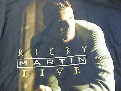 Ricky Martin Livin' La Vida Loca Tour 2000 Tour Large Shirt  • $9.74