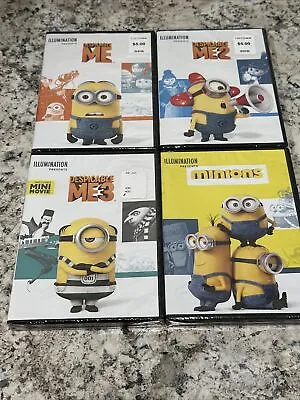 Despicable Me 1 2 3 + Minions DVD NEW STOCKING STUFFER SET 🎄🎅🏻 • $12.99