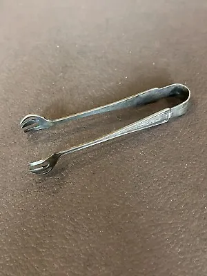 Antique Fairmont Hotel Ice Cube Tongs Silver Plates • $16