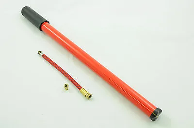 £4.50 • Buy 15  Red Bike Pump Traditional Type With Dual Connector For All Bike Valves