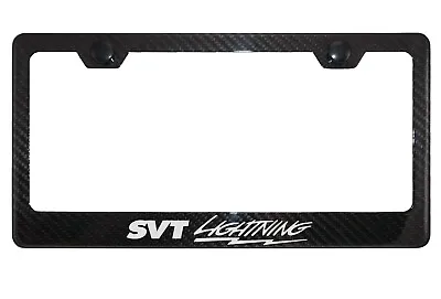 $24.50 • Buy Carbon Fiber License Plate Frame For SVT Lightning