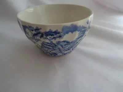 Myotts Transferware  Country Life  Blue Sugar Bowl • $14