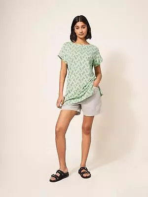 White Stuff Women's Urban Tunic Ladies Casual Soft Longline Short Sleeve Top • £15.20