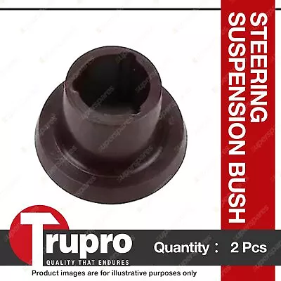 2 X Trupro Front Steering Idler Bush Brown For Mazda 323 - Wagon RWD 80-9/85 • $39.95