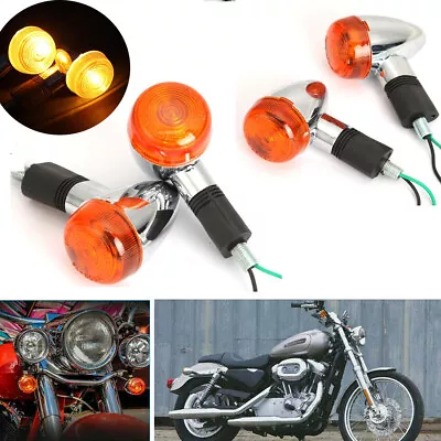 4x Motorcycle LED Turn Signal Blinker Lights For Kawasaki Vulcan 500 EN500C LTD • $32.99