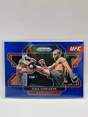 2022 Panini Prizm UFC GIGA CHIKADZE #71 BLUE PRIZM /199 Rare • $1.99