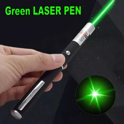 1x Green Dot Laser Pointer Single Dot Lazer Beam Visible Light Battery Power • £2.39