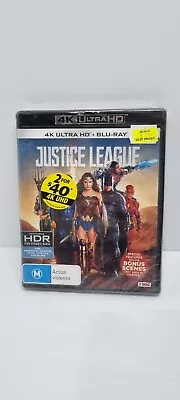 $19.90 • Buy Justice League 4K UHD & Blu-Ray New & Sealed Tracked Post