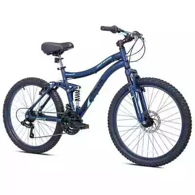 24  Genesis Bella Vista Mountain Bike Off Road Tires 21-Speed Bicycle Blue • $179.95