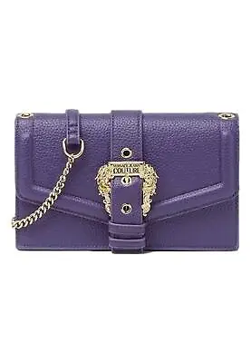Nwt Versace Jeans  Handbag/wallet With Baroque Buckle 75va5pf6 Zs413 • $179