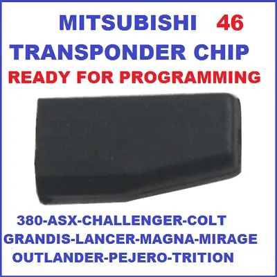 $15.79 • Buy ID46 MITSUBISHI TRANSPONDER CHIP LANCER MAGNA MIRAGE OUTLANDER PAJERO TRITON Key