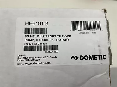 Dometic Seastar HH6191-3 1.7 Sport Tilt Marine Hydraulic Helm Orb Pump  • $959.97