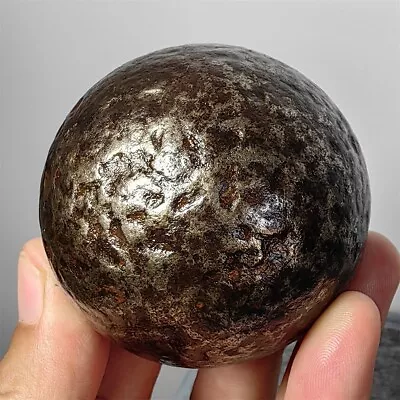 950 G  Natural Ancient Iron Meteorite Sphere From China  S418 • $179