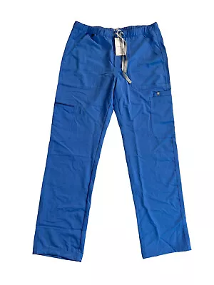 Figs Mens Scrub Size Medium Capri Blue Cairo Cargo Pants • NWT • $50