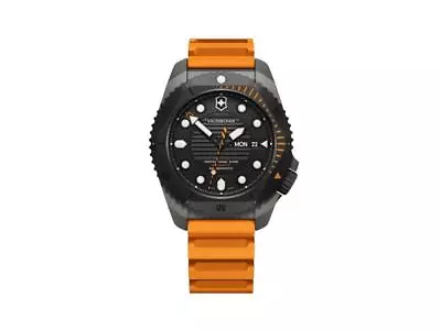 Victorinox Dive Pro Automatic Watch Titanium Black 43 Mm 30 Atm V241996 • $1735