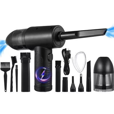 £27.99 • Buy 2 IN 1 Electric Compressed Air Duster Cleaner Rechargeable Cordless Air Blower