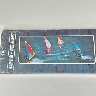 Vintage Auto Shade Sun Visor Cardboard Windsurfers On Ocean NOS 1980s • $31.69