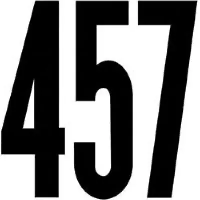 Permanent Adhesive Vinyl NUMBERS & MISC. SIGNS ~6  GOTHIC BLACK    SHIPS TODAY   • $12.29