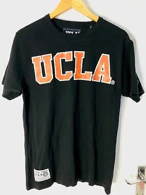 UCLA T-Shirt Large Black Orange Centre Spellout  New Tags  • £25