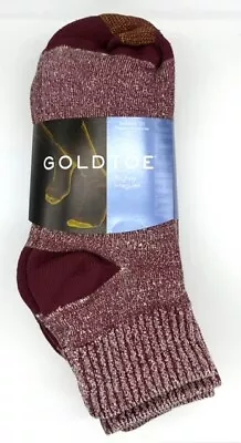 Gold Toe 6 Pack Men's Athletic Quarter Socks Cushion Cotton Shoe Size 6-12.5 • $13.97